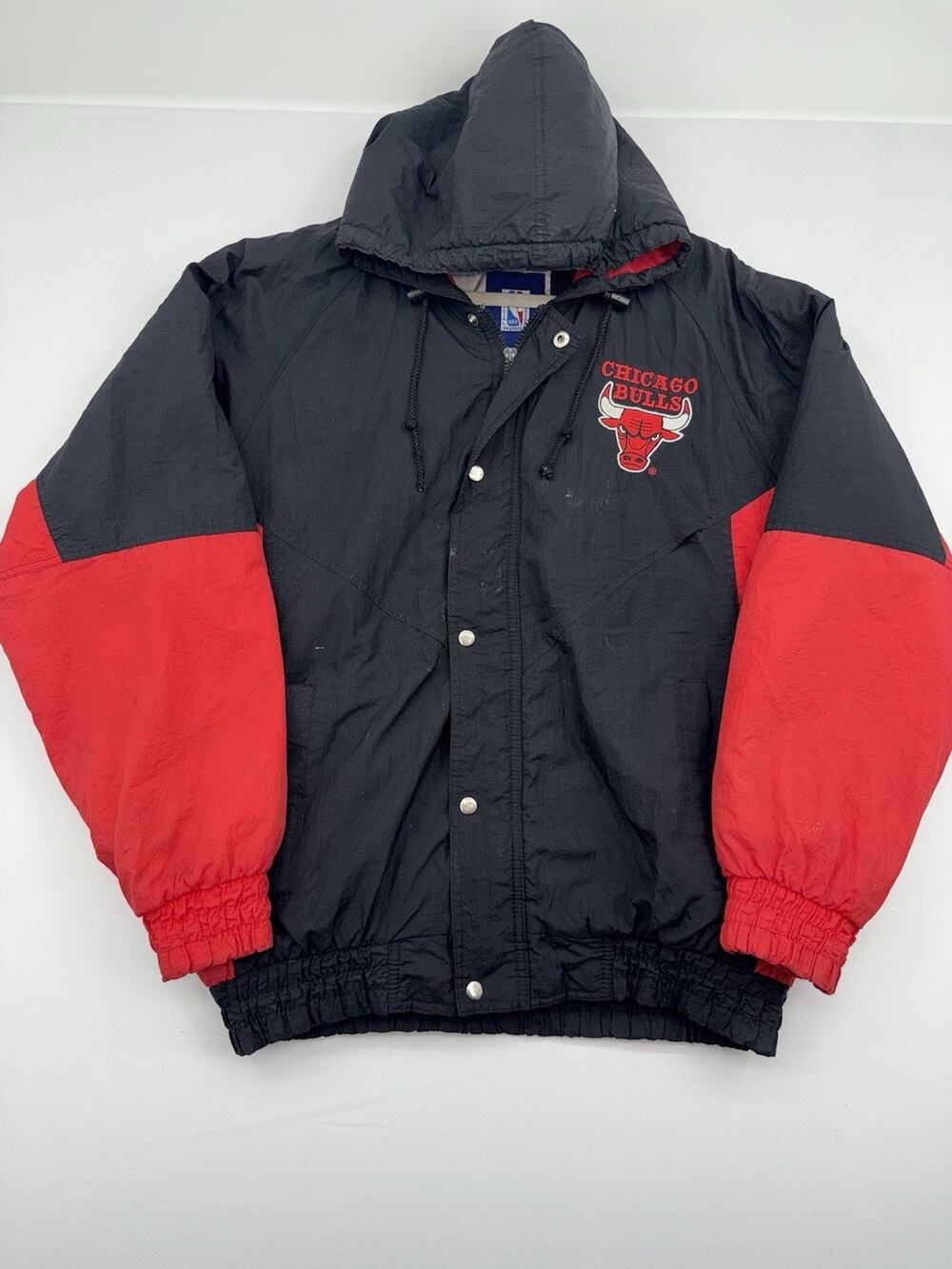 Vintage‎ Competitor Chicago Bulls Jacket Large Red Black